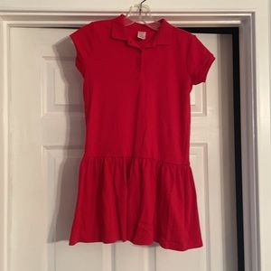 Gymboree Red Girl’s Collared Dress Sz 8
